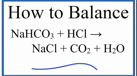 Sodium Bicarbonate And Hydrochloric Acid Net Ionic Equation - Tessshebaylo