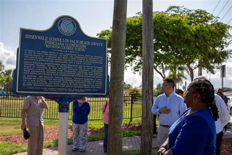 Boynton Beach receives plaque for historic 'colored school'