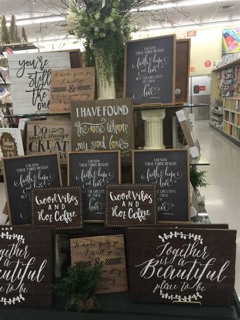 Hobby lobby wood signs | Diy house projects, Wood signs, Silhouette ...