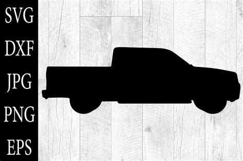 Pickup Truck Silhouettes SVG Truck Graphic by Aleksa Popovic · Creative ...