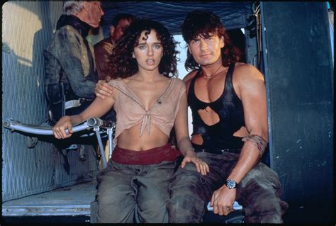 Hot Shots! Valeria Golino and Charlie Sheen in 1993 : r/OldSchoolCool