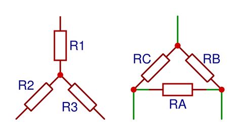 star delta transformation - Electronics - BasicTables