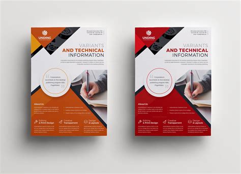 Classic Professional Business Flyer Design Template – Graphic Mega ...