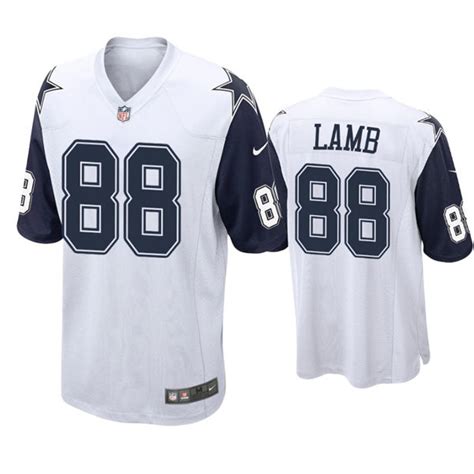 Youth Dallas Cowboys #88 CeeDee Lamb Nike White Color Rush Limited Jersey