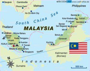 Labuan Malaysia Map | Joe's Scuba Shack