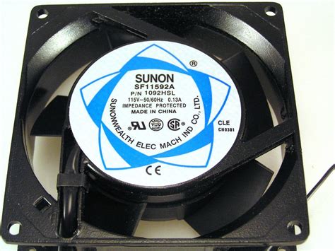 Sunon SF11592A1092HSL 115V 0.13A Fan 92mm x 92mm x 25mm OL0322e | Rich ...