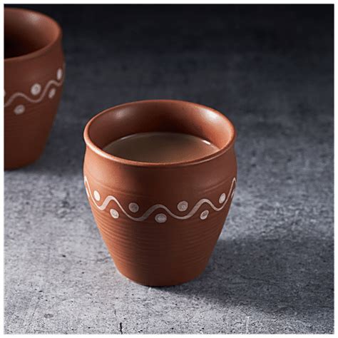 Buy BB Home Earth Traditional Style Kulhad/Shikora - Ceramic ...