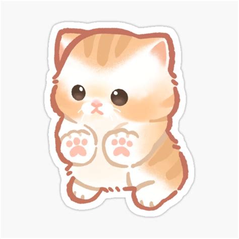 "Cute Kitten" Sticker by twinklestrokes | Redbubble