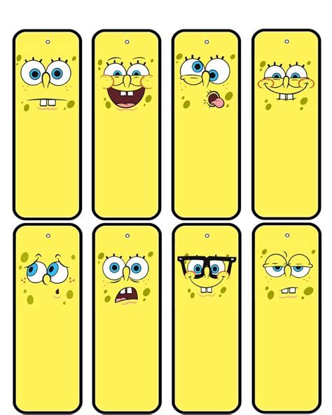 Pin em Sponge Bob Printables