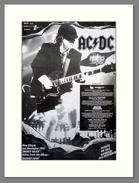 AC/DC Razors Edge Tour. Large Original Advert 1990 (ref AD15726) – The ...