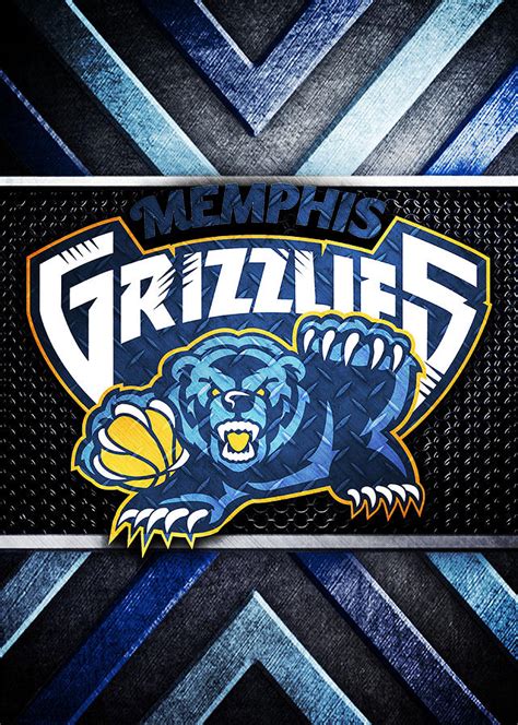 Memphis Grizzlies Logo Art Digital Art by William Ng