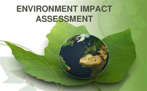 What is Environmental Impact Assessment? Understanding the Definitions