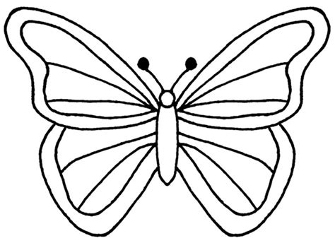 Butterfly Outline Clipart | Free Printable Butterfly Templates