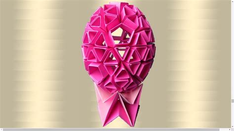 Origami modulaire-kusudama : 🥚 Œuf de Pâques ⛪ (Heinz Strobl) 🔔 ...