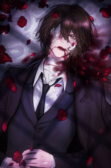 Dazai Osamu: fanarts | VK Anime Devil, Sad Anime, Anime Art, Bungou ...