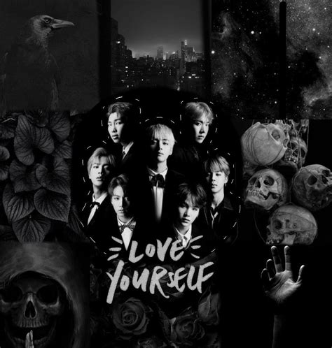 Bts Dark Aesthetic Wallpaper