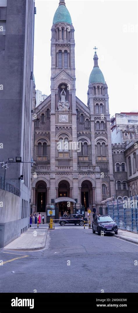 Front view of Santisimo Sacramento old church Stock Photo - Alamy