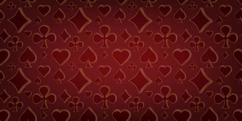 Poker and casino playing card Background in red 16124961 Vector Art at ...