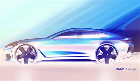 BMW i4 revealed, four-door EV promises 300-mile range - CNET