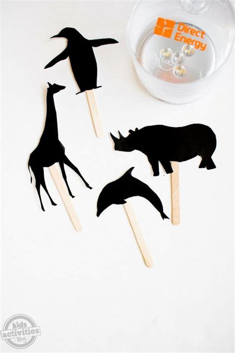 Printable Animal Shadow Puppets