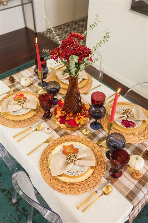 Simple Fall Table Setting Ideas - Table Decoration