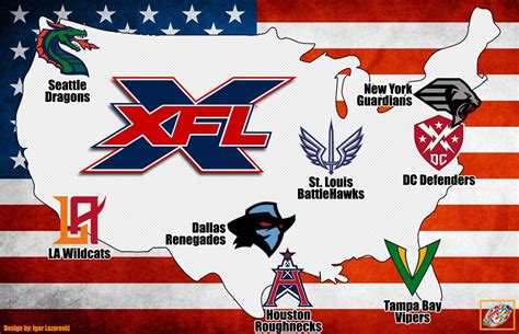 XFL announces team names and logos