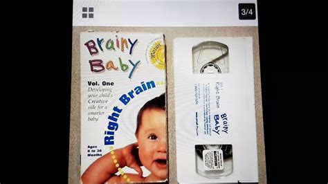 Brainy Baby One And Two Right And Left Brain VHS Tape, 43% OFF