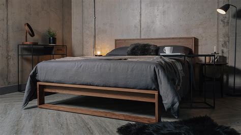 Leith Modern Solid Wood Bed | Natural Bed Company