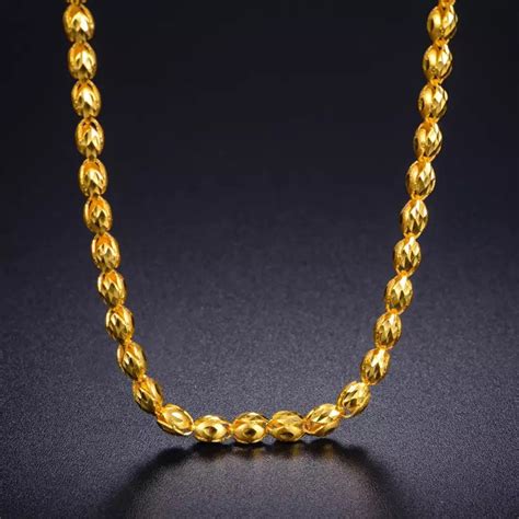 Men 24K Solid Gold 5 6mm 37g Fine Necklace Jewelry - Etsy