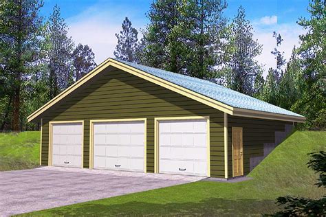 Lovely 3 Car Detached Garage Plans Images - Sukses