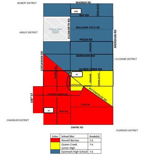 Queen Creek Unified School District Boundary Map - Queen Creek Real Estate