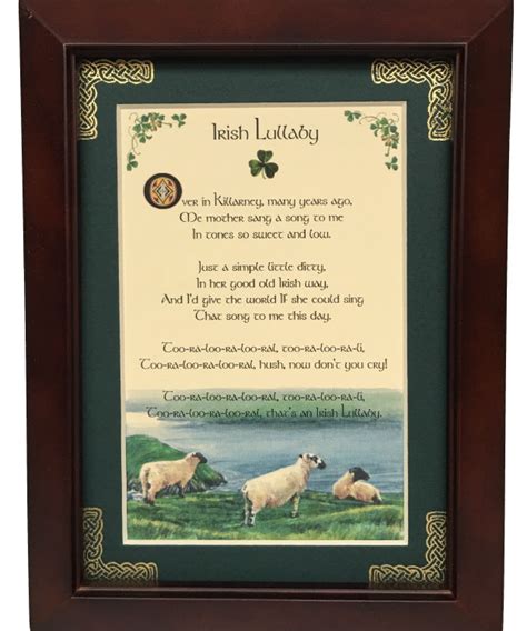 Irish Lullaby - 5x7 Framed Blessing