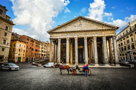 Pantheon in Rome, Italy Royalty-Free Stock Photo