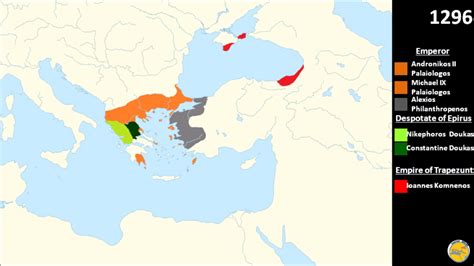 Byzantium Map 1453 - Krysfill Myyearin