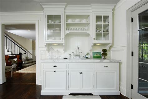 Pantry White Kitchen Cabinets Glass Doors In Pompano - Hampton Bay ...