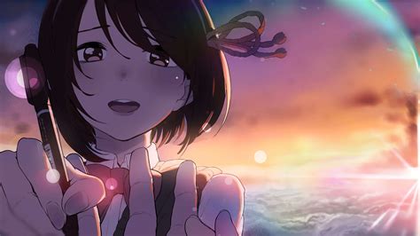 Your Name Mitsuha Miyamizu UHD 4K Wallpaper | Pixelz