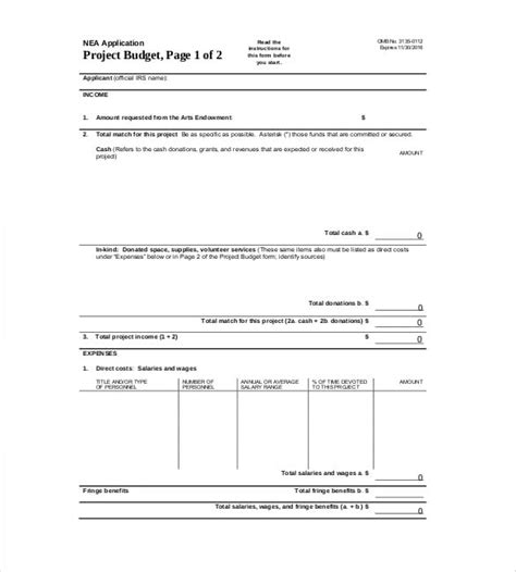 17+ Project Budget Templates - Docs, PDF, Excel | Free & Premium Templates