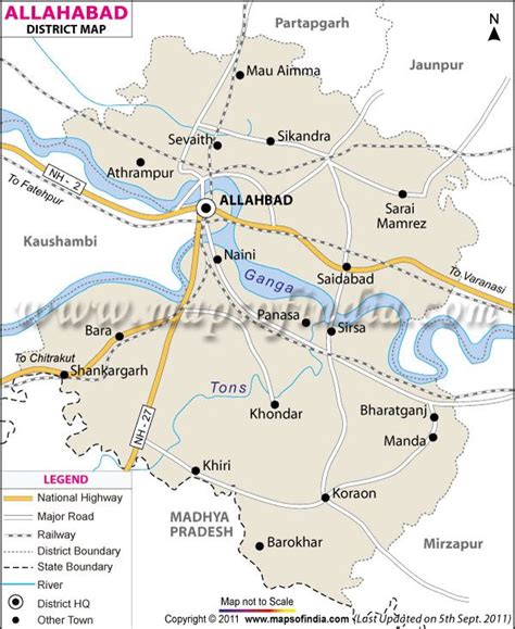 Prayagraj district map – Artofit