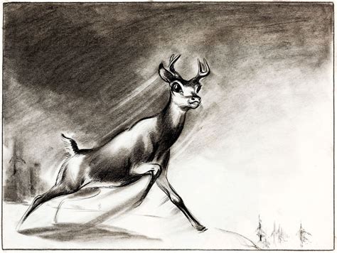 Bambi Concept Drawing Group of 5 (Walt Disney, 1942).... (Total: 5 ...