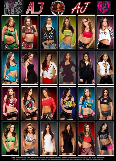 WWE AJ Lee Poster by Chirantha on DeviantArt