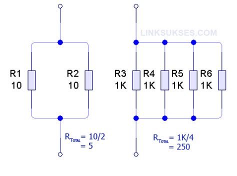 Cara Menghitung Resistor Paralel - Link Sukses