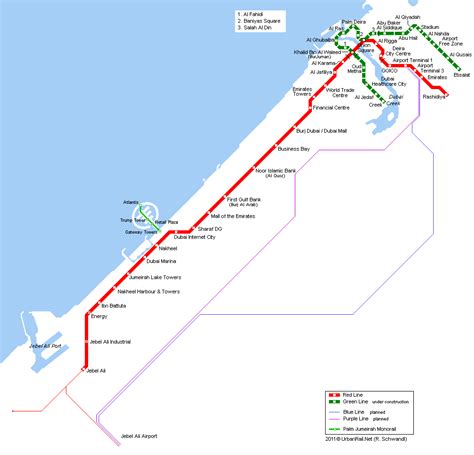 Dubai Subway Map for Download | Metro in Dubai - High-Resolution Map of ...