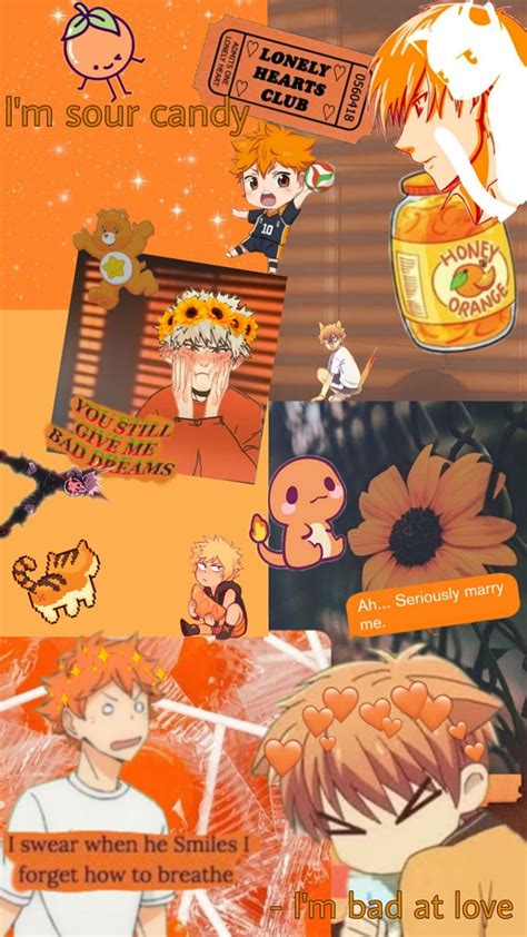 Orange Bois, aesthetic, anime, bakugou, boys, hinata, kyo, HD phone ...