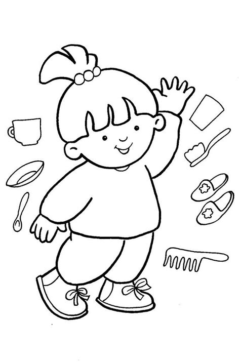 Body-parts-coloring-pages | Preschool And Kindergarten - Coloring Home