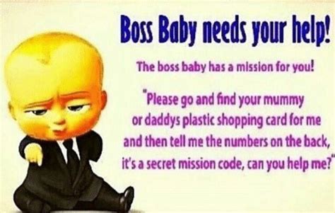 Boss Baby needs your help! : r/terriblefacebookmemes