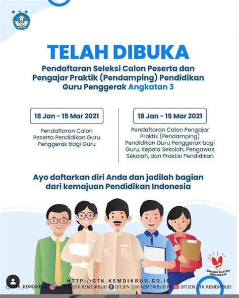 Pendaftaran Guru Penggerak Angkatan 3 di Buka Kemdikbud - Lima Klik