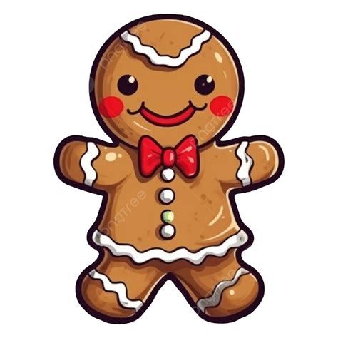 Christmas Gingerbread Man Red Bow Tie Pattern, Christmas, Gingerbread ...