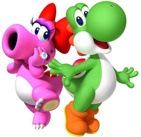 BIRDO IS MALE HERE because its … | Birdo, Yoshi, Mario