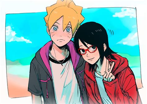 Boruto and Sarada - Boruto club Fan Art (42973617) - Fanpop