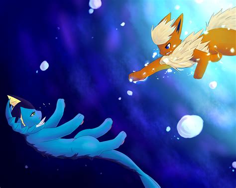 Deep Sea Vaporeon by Ikari-Sora on DeviantArt | Fondos pokemon, Dibujos ...